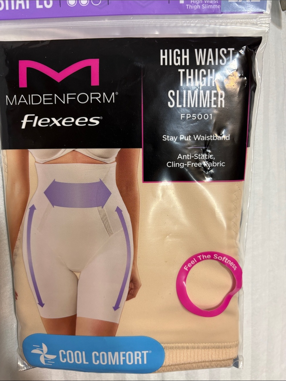 Maidenform Flexees High Waist Thigh Slimmer - Nude Beige